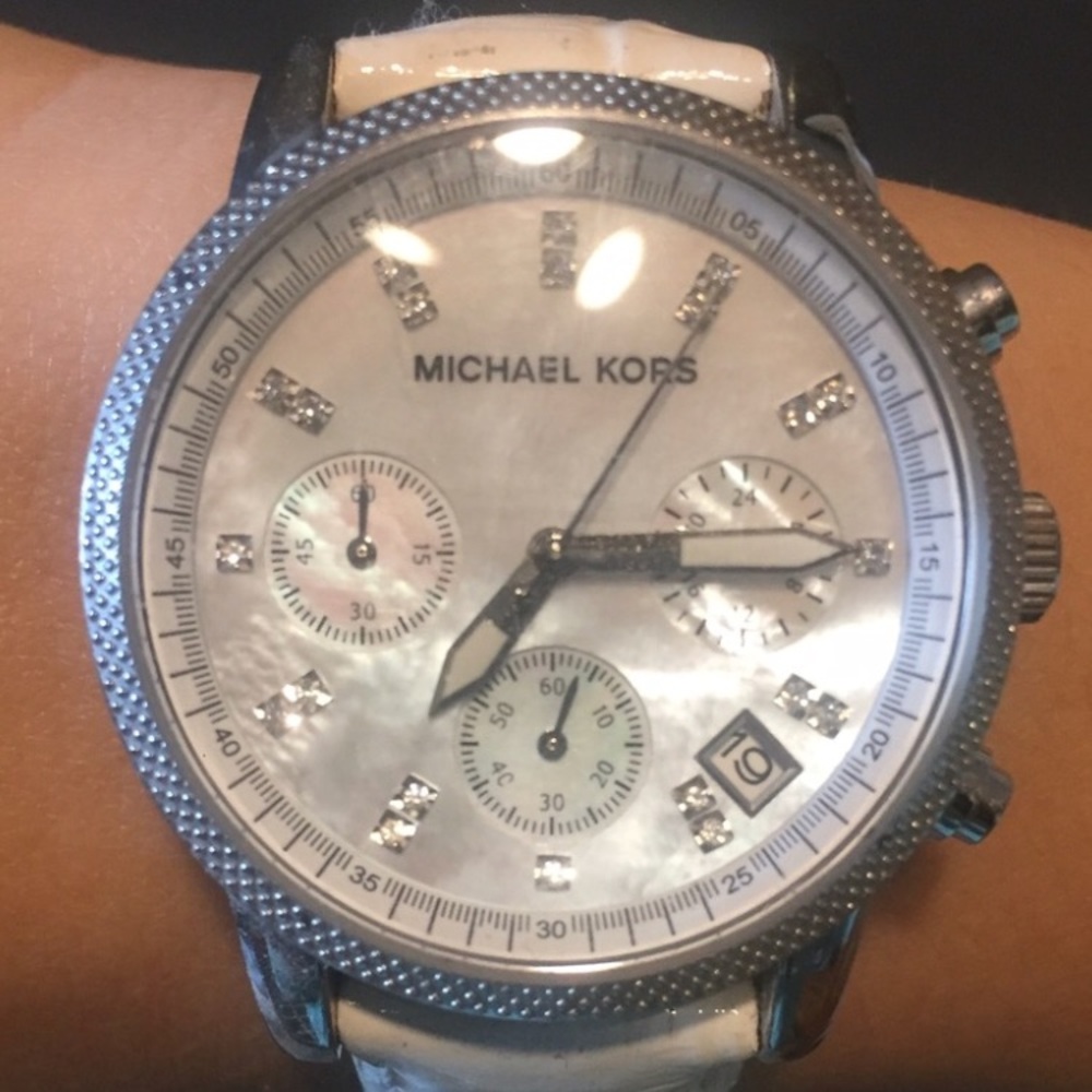 Micheal Kors White watch